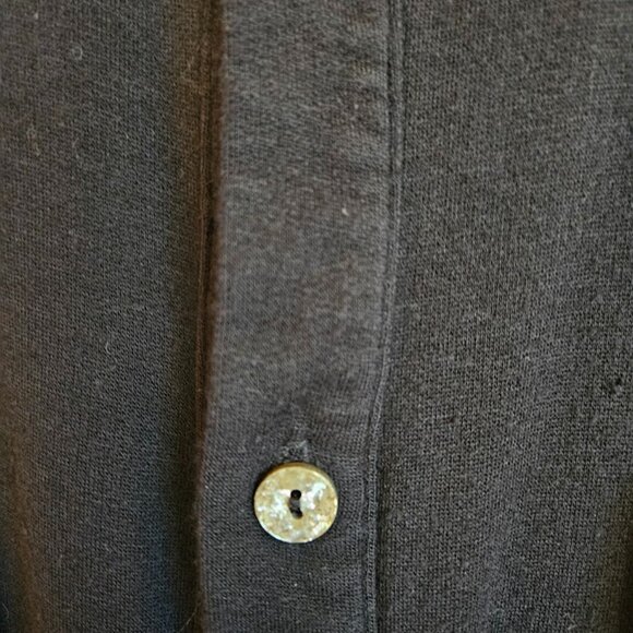 Bleusalt The Boyfriend Shirt , Size 2, Black - Picture 3 of 5